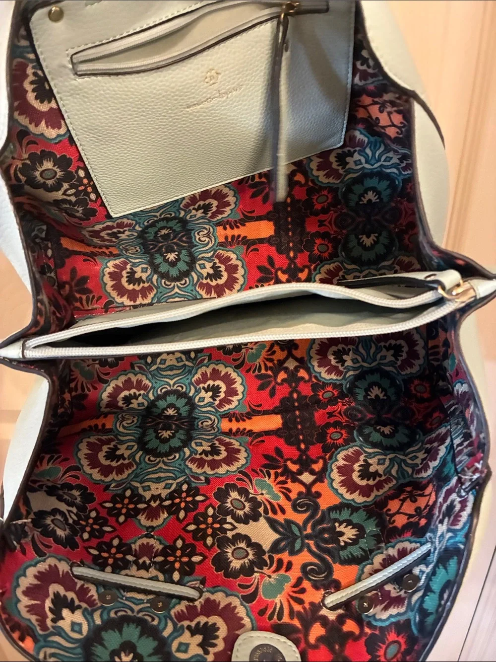 Nanette Lepore structured leather